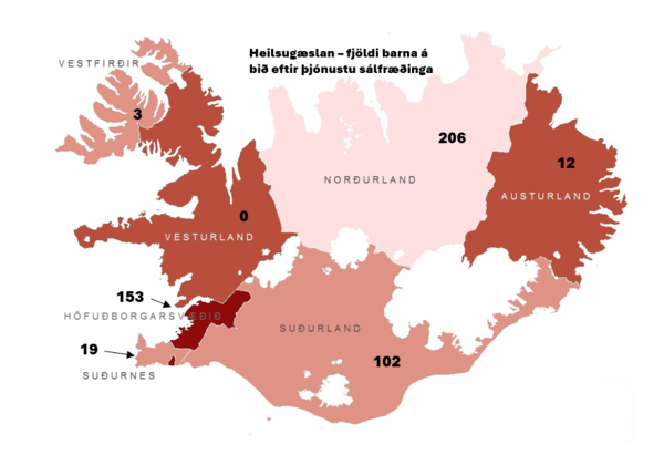 Heilsugaesla-landakort